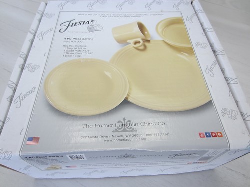 Fiestaware piece place - fiestaware, 4-piece