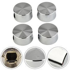 4x Metal Gas Cooker Oven Stove Knob Control Rotary 6mm Silver Universal ' UK