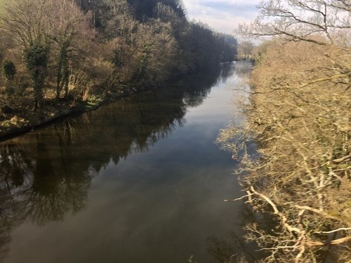Photo 12x8 river wye builth - river,