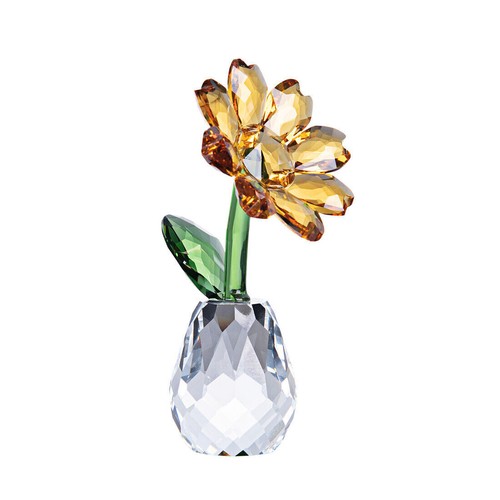 Yellow crystal sunflower - yellow,