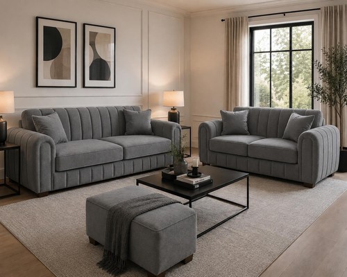 Oliveira plush sofa set - oliveira,