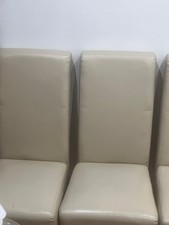 6 cream dinning chair for sale