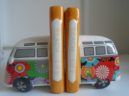 Camper van ceramic funky - camper, retro