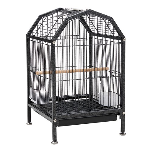 Metal bird cage - bird, top
