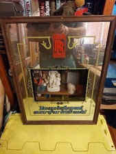 Vintage Large 65x50cm Rolls Royce Advertising Pub Bar Wall Framed Picture Mirror
