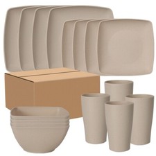 16Pcs/Set Square Dinnerware