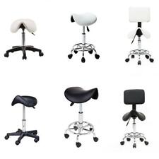 360° Swivel PU Adjustable Salon Stool Hydraulic Saddle Massage Spa Chair New