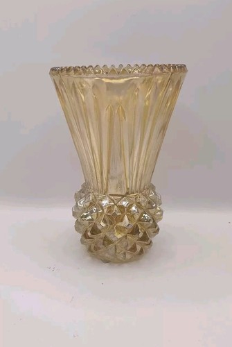 Vintage carnival amber glass - amber,
