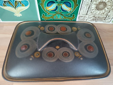 Denby Arabesque Lidded Divided  Vegetable Serving Dish 11” x 8.25” VGC