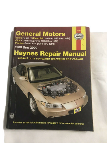 Haynes manual 38010 regal - haynes,