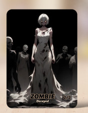 2 x Zombie Tokens Custom Magic Anime Decayed Tokens #2 MTG Free UK Post🚚