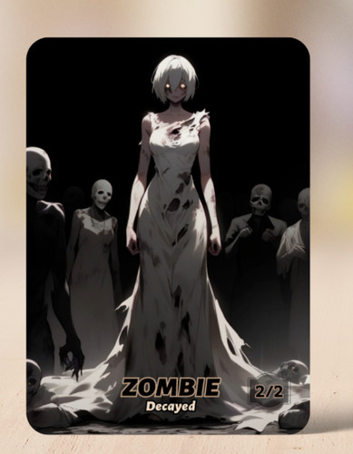 Zombie tokens custom - x,
