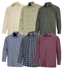 Hoggs of Fife Fleece Lined Shirt Country Check Men's Hunting BEST SELLER RRP£45