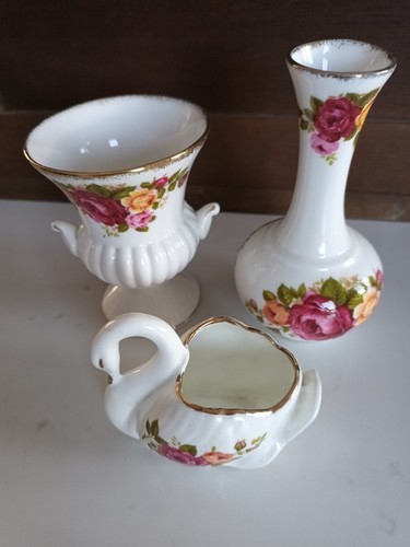 Small vases swan posy - small,