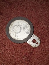 Vintage tax disc holder for