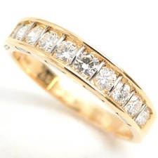 Cartier Ring for Women Serenade 10P Diamond 5 Yellow Gold 750YG