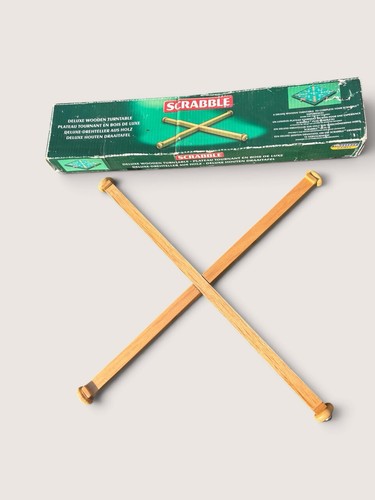Scrabble deluxe wooden - scrabble,