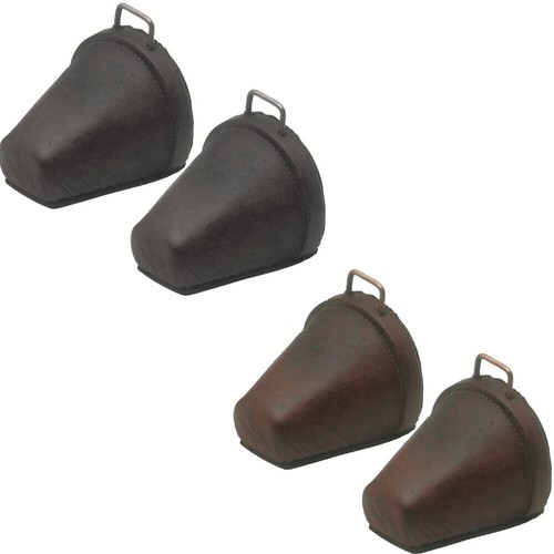 Leather covered childs clogs - leather,