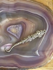 Antique Silver Chatelaine Glove Button  Hook Hallmark For 1900 Adie & Lovekin