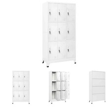 Metal Locker Cabinet with 9