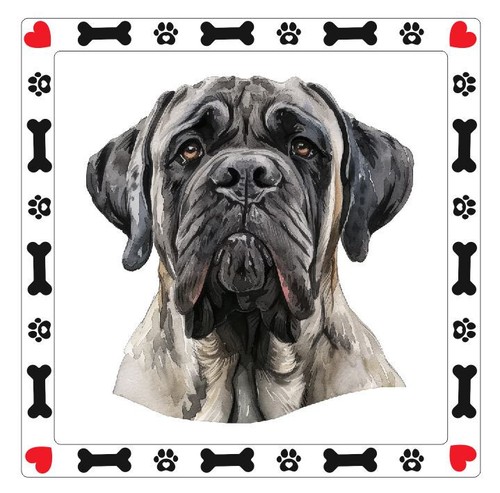 English mastiff dog sticker - mastiff,