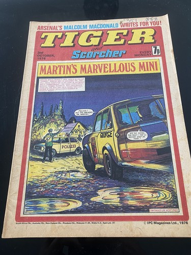 Comic tiger and - scorcher, 2nd