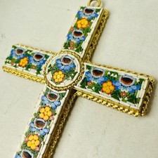 Large vintage gold - 5”x3”,