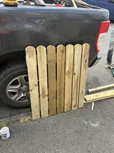 Wooden gates picket - wooden, garden