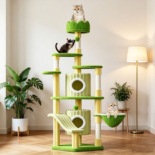 162cm tall cat climbing tower - tall,