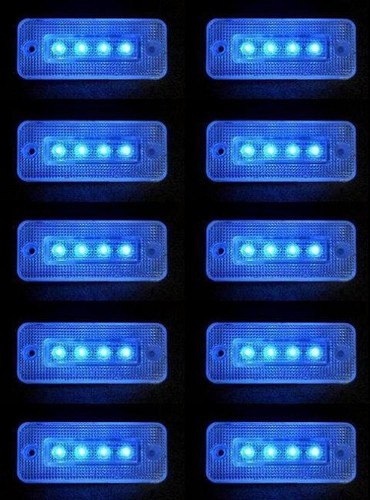 Pcs blue 12v front - 12v, side
