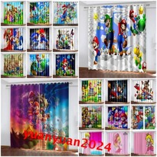 Kids Super Mario 3D Curtains