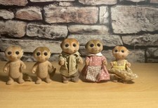 Sylvanian Families Spotter Meerkat Family Figures X5 Figures Calico Critters