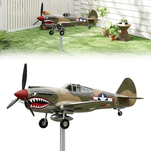 Shark mouth airplane - shark, garden