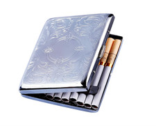 Metal Cigarette Case Retro
