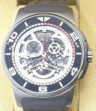 Invicta 18945 Men's Watch Reserve Sea Vulture Chrono Grey Silicone Rubber Strap