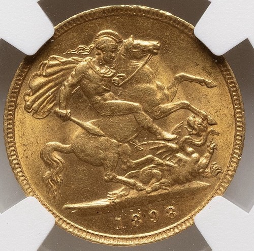 Gold queen victoria 1898 - queen,