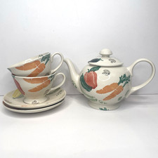 Royal Winton Kitchen Garden Teapot And Large Cups and Saucers