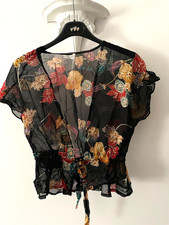 Vintage Floral Chiffon Tie