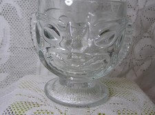 Vintage Tiki Bar Clear Glass