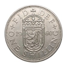 1960 UK One Shilling Queen
