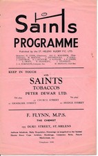 RUGBY LEAGUE PROGRAMME - St
