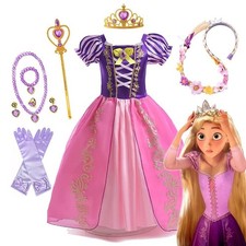 Rapunzel Princess Dress Girl