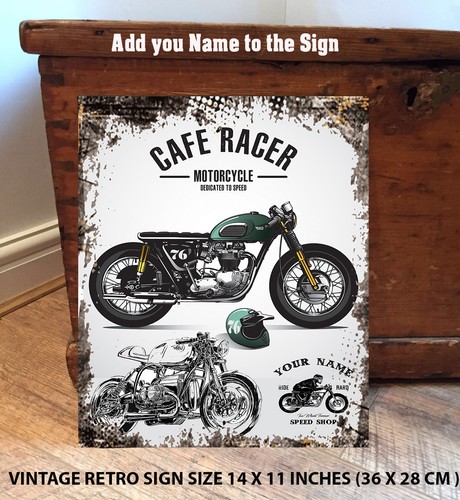 Personalised cafe racer - personalised,