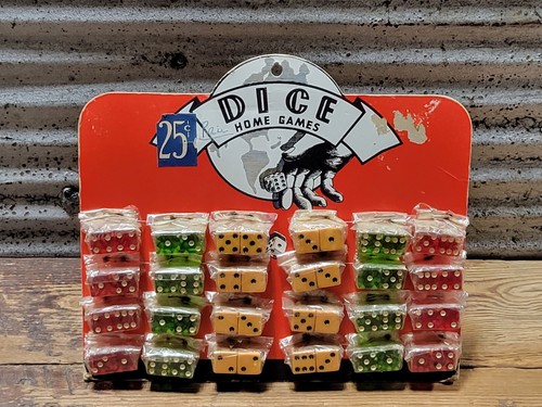 Vintage gambling dice - dice, home