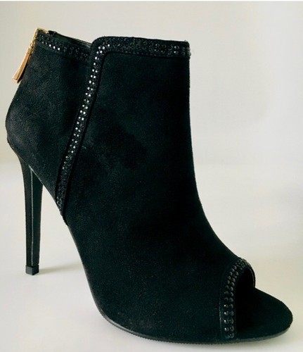 New look black faux - faux, suede