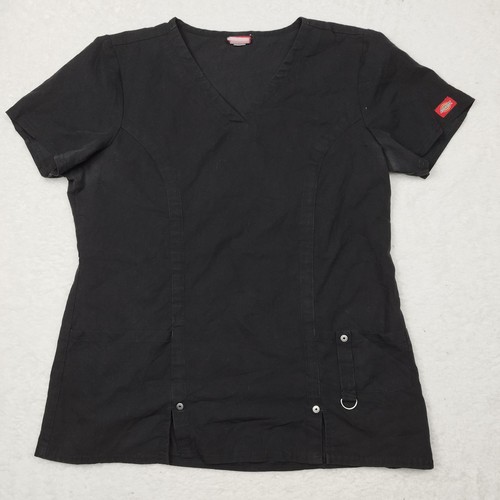 Dickies black scrub top - dickies, womens