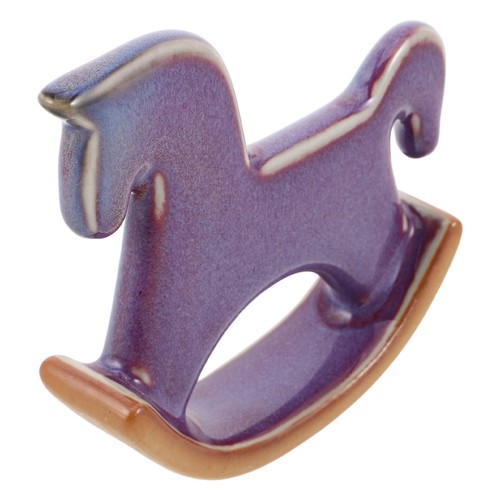 Ceramic rocking horse - ceramic,