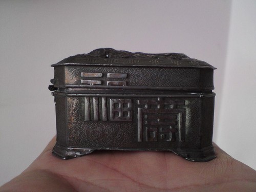 Japanese meiji pewter mixed - japanese,