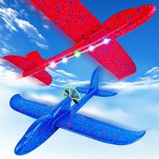 2 Pack Electric Foam Airplane