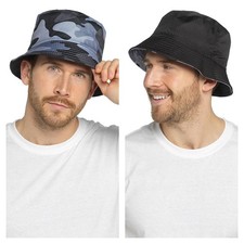 Mens Reversible Bucket Hat